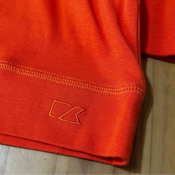 Cutter & Buck Oklahoma State Cowboys Women’s Long Sleeve Henley Logo Orange Med - Picture 4 of 9